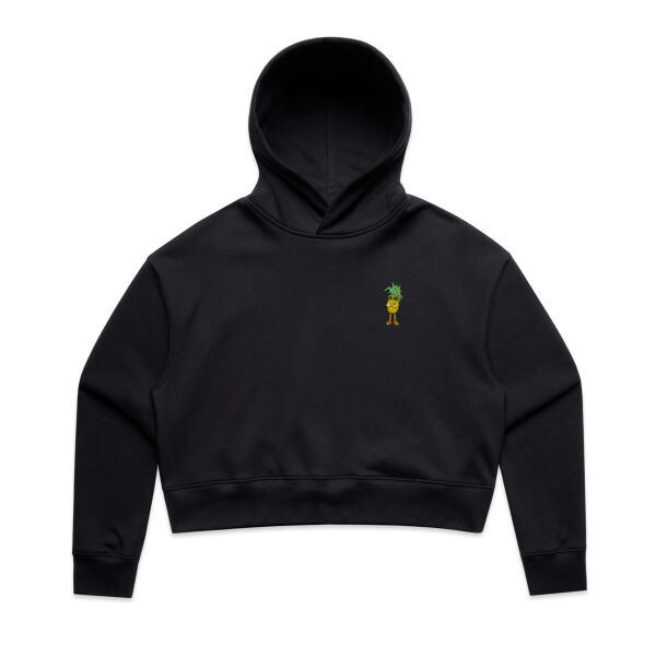Wonky Cropped Hoodie - Classic (Femme) Thumbnail